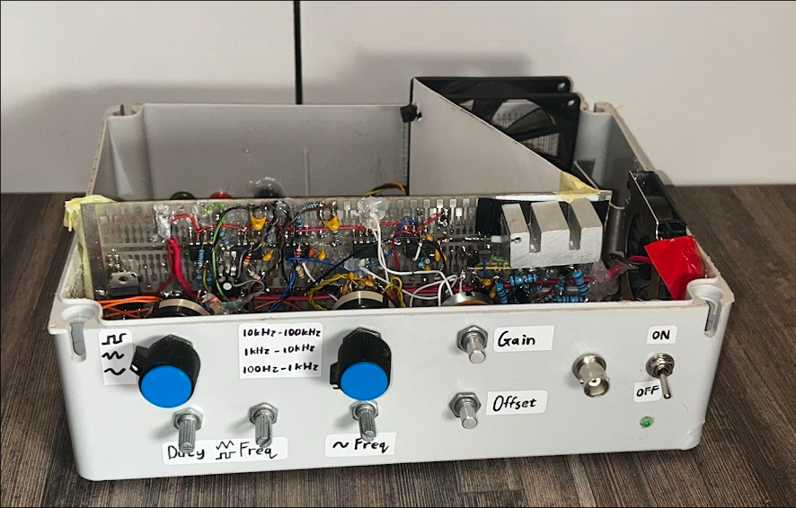 E-Design 344 Project - Engineering a Multi-Waveform Analogue Signal Generator
